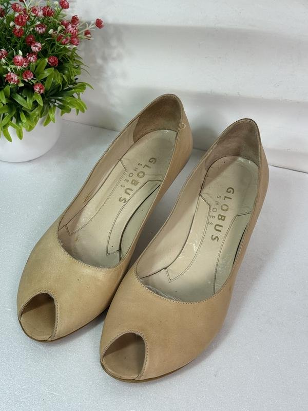 Donna GLOBUS Tacchi Beige Pelle 38