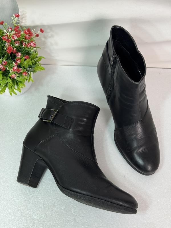 Женские Roberto Santi Ботильоны Чёрный Кожа 39