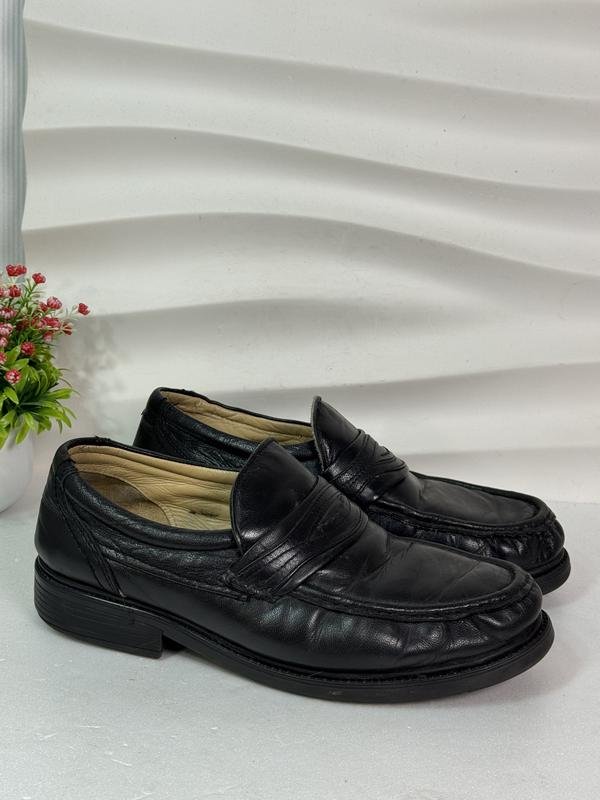 Мужской Brimstone Туфли Чёрный Кожа 43.5