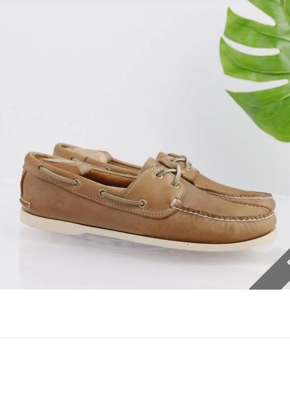 Homme Timberland Mocassins Marron Cuir 44.5