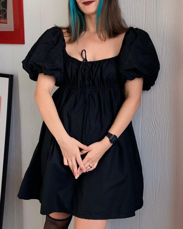 Женский ASOS DESIGN Платье Чёрный Коттон 40
