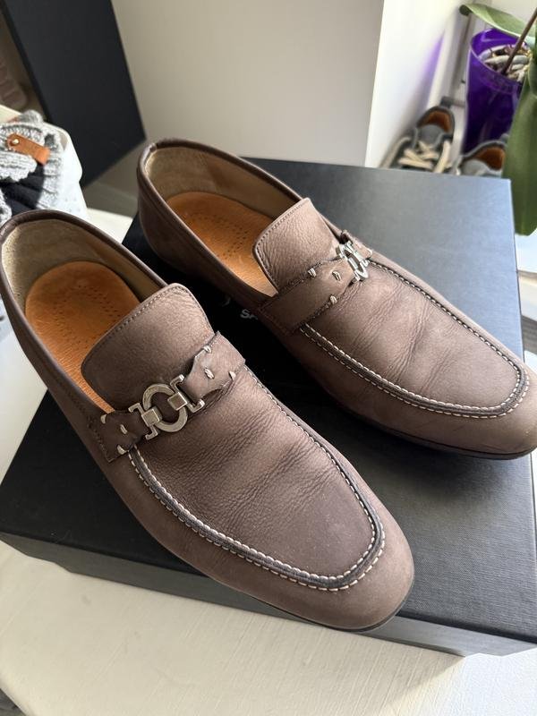 Men Brioni Heels Brown 43.5