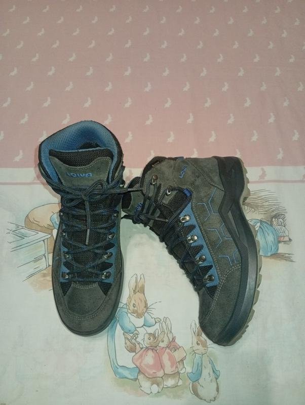 Women Lowa Boots Grey Suede 39