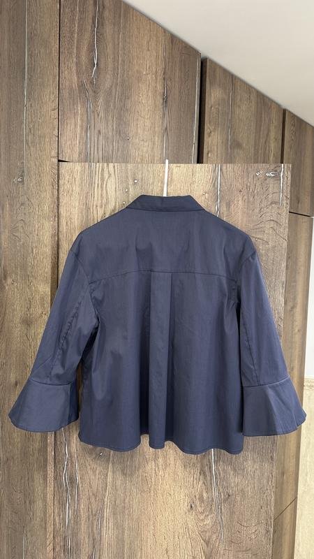 Женская Prada Сорочка Тёмно-синяя Хлопок S