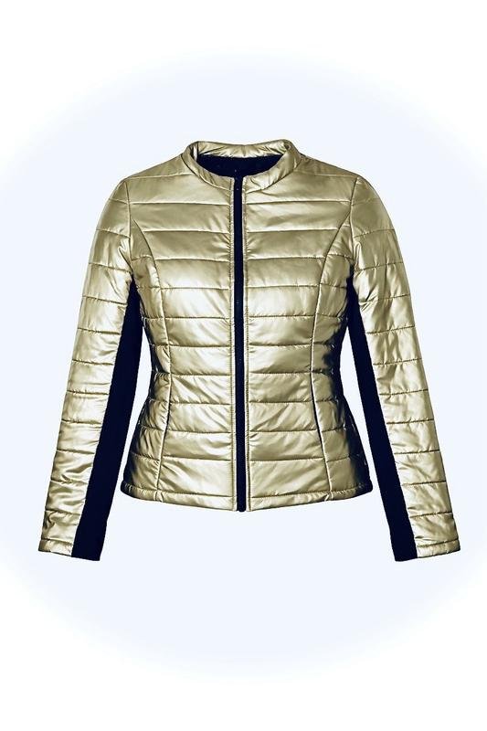 Damen Joie Clair Jacke Gold Baumwolle 44