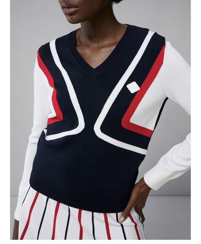 Femme J.Lindeberg Pull Marine Viscose M