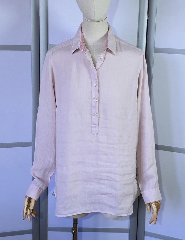 Women Napapijri Shirt Pink Linen M