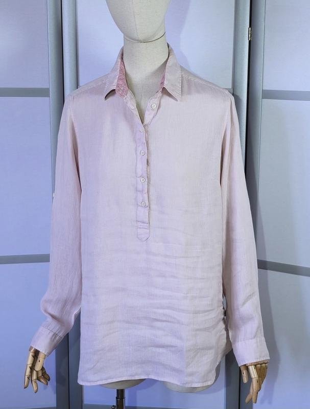 Women Napapijri Shirt Pink Linen M