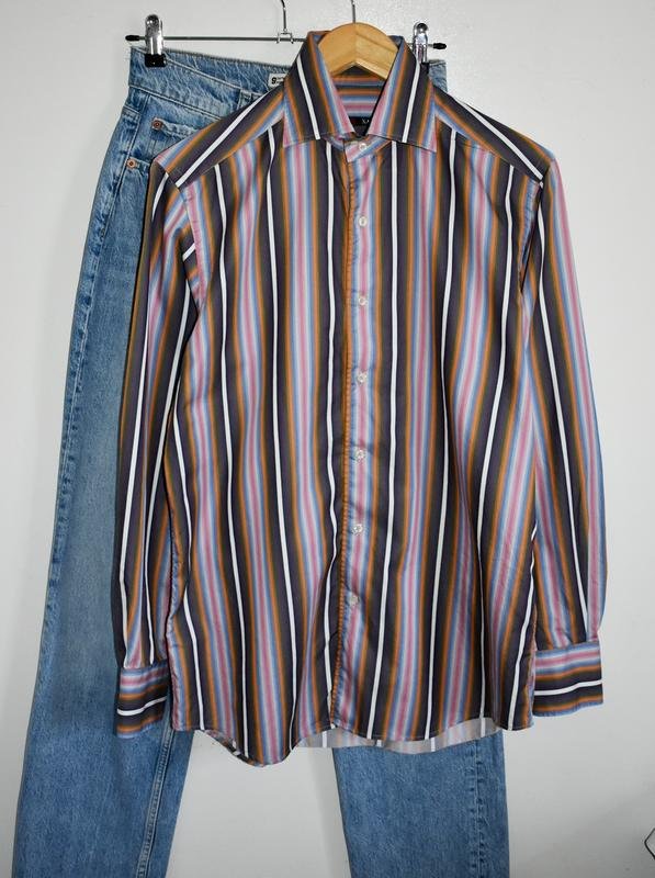 Herren Xacus Hemd Mehrfarbig Baumwolle M