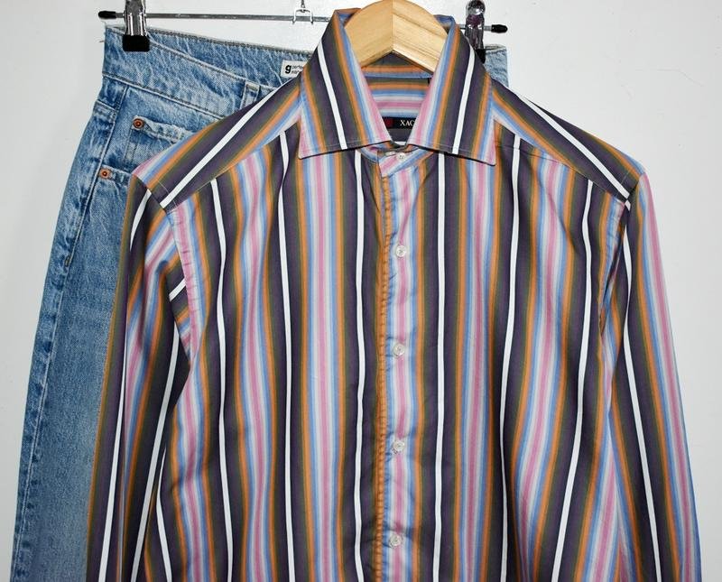 Herren Xacus Hemd Mehrfarbig Baumwolle M