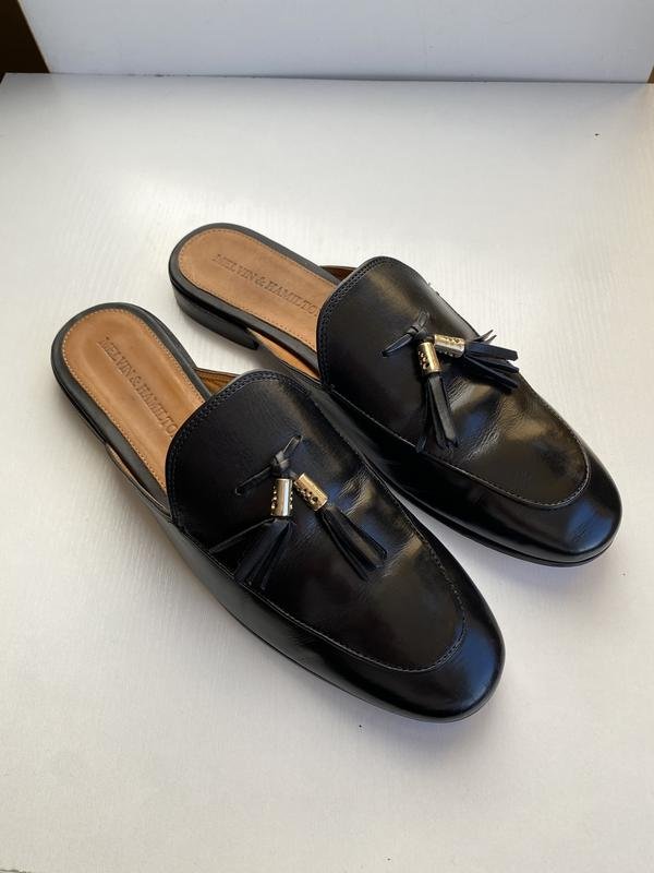 Women Melvin & Hamilton Mules Black Leather 41