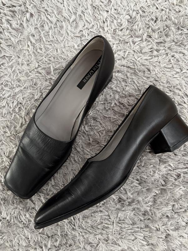 Damen Peter Kaiser Absatzschuhe Schwarz Leder 7