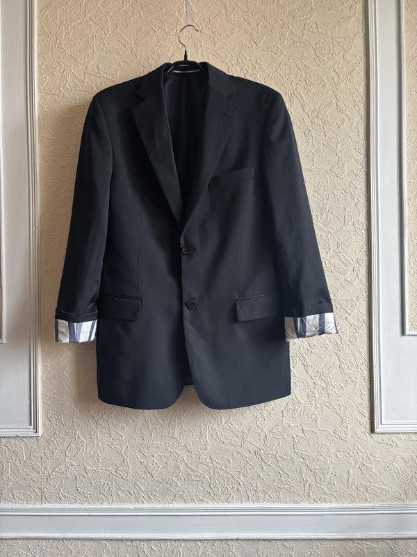 Women Karl Lagerfeld Blazer Charcoal Wool 48