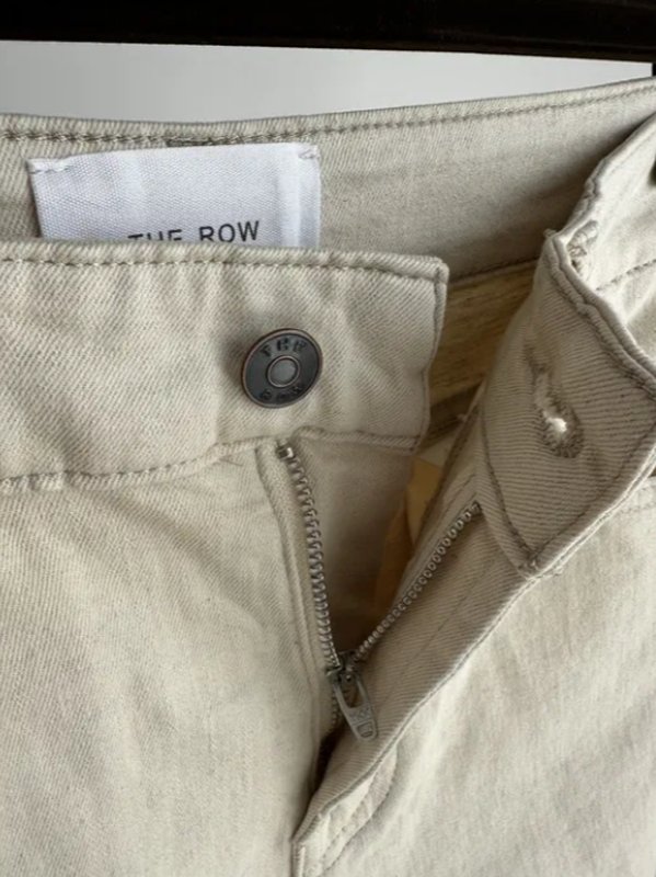 Femme The Row Jeans Ivoire S