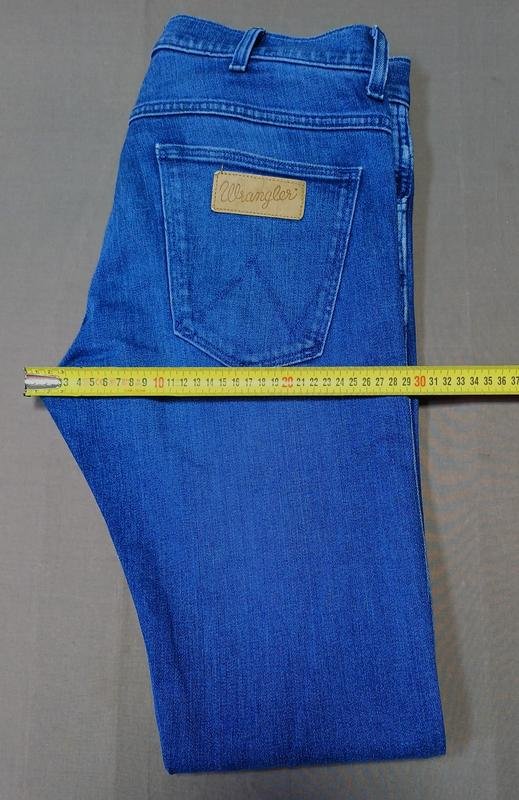 Мужской Wrangler Джинсы Тёмно-синий Джинс W32L34