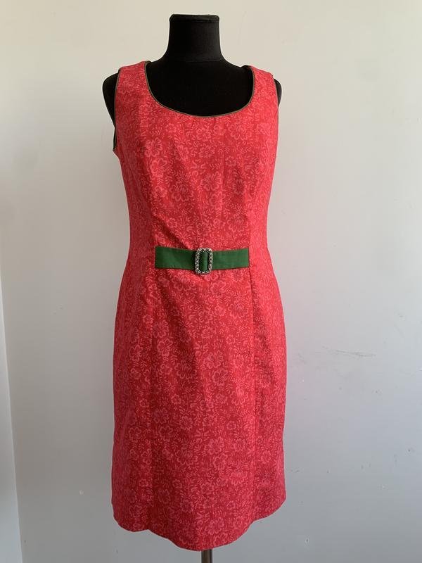 Damen Kaiser Kleid Rosa Baumwolle M