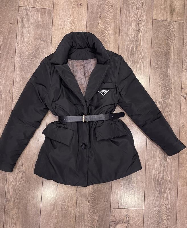 Женская Prada Куртка Чёрная S