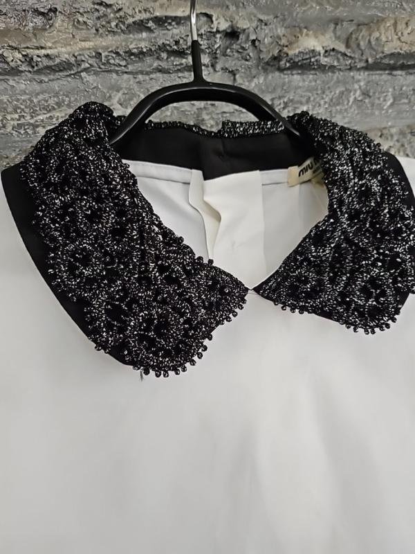 Женская Miu Miu Блуза Чёрный Хлопок S