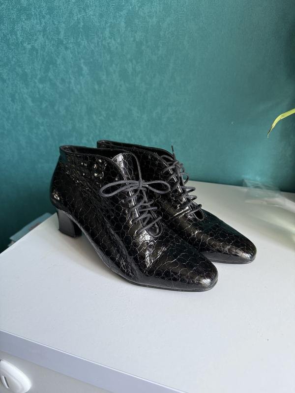 Damen Peter Kaiser Stiefel Schwarz Leder 37.5