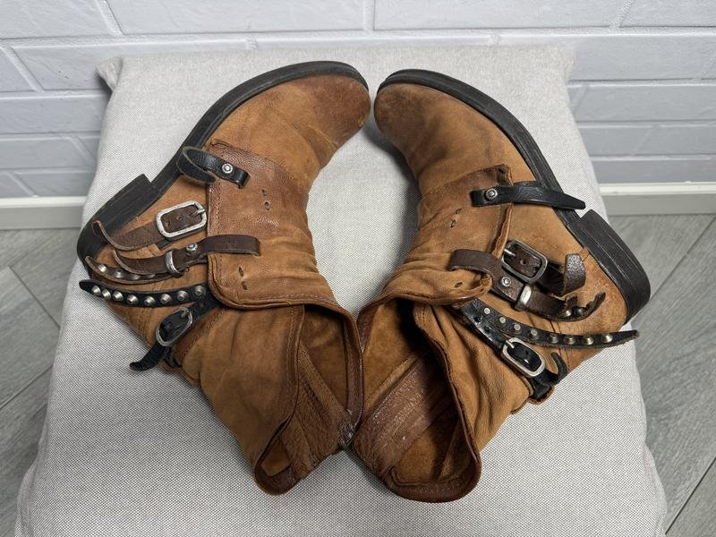 Damen A.S. 98 Stiefel Braun Leder 40