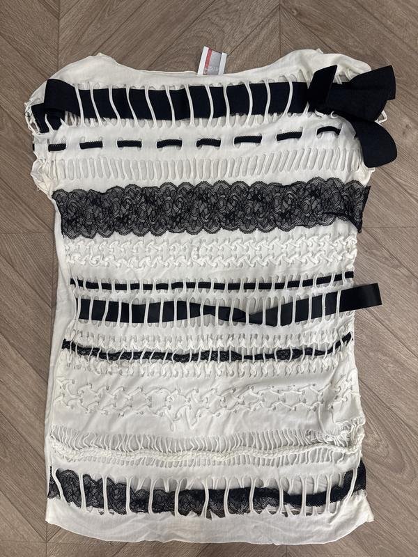 Женская Red Valentino Блузка Чёрная Кружево 46