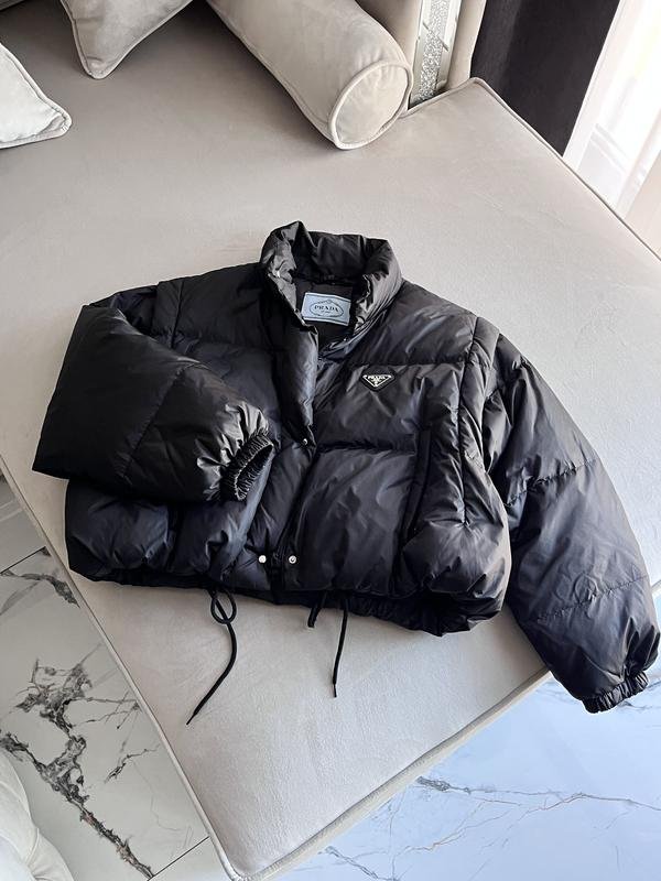 Женский Prada Пуховик Чёрный S