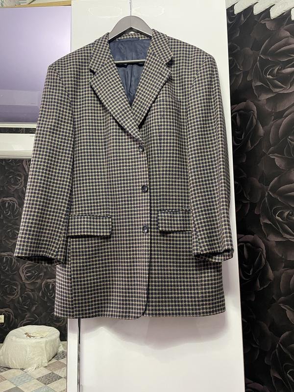 Donna Carl Gross Blazer Marrone Lana XL