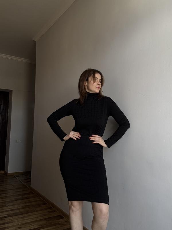 Women Karl Lagerfeld Dress Black Stretch M