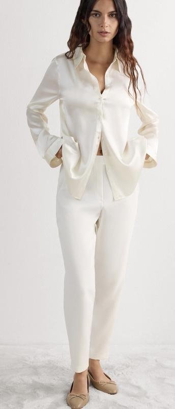 Женские Intimissimi Брюки Белые Эластан S