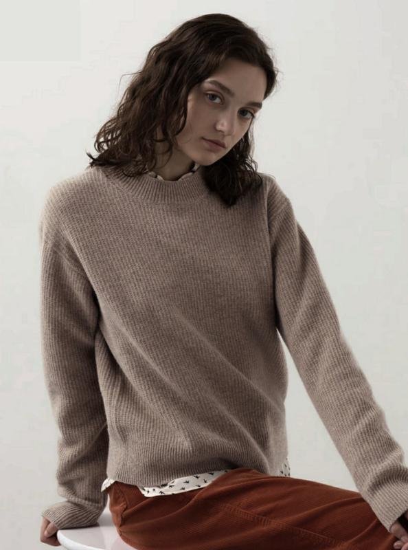 Damen Comptoir Des Cotonniers Pullover Beige Wolle