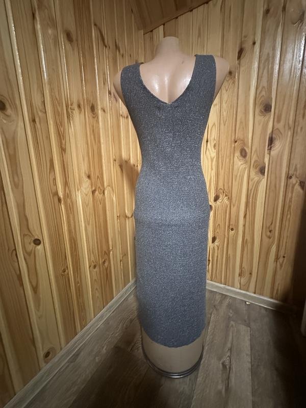 Damen Lipsy Kleid Grau Strick 38