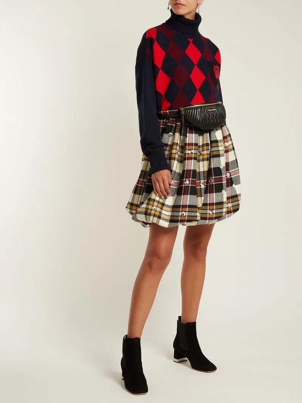 Женская Miu Miu Юбка Разноцветный M