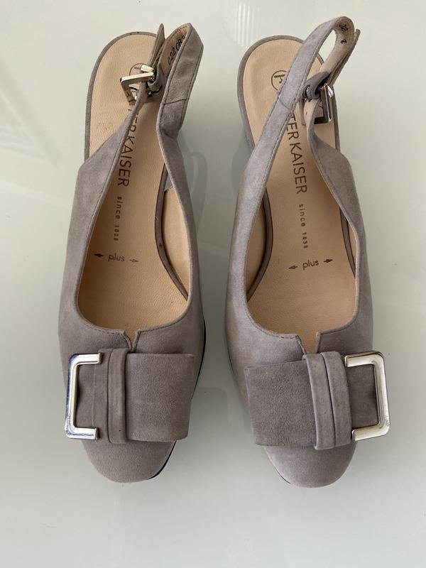 Damen Peter Kaiser Absatzschuhe Grau Wildleder 37