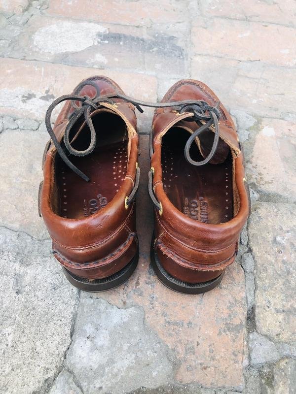 Damen Sebago Slipper Braun Leder 37