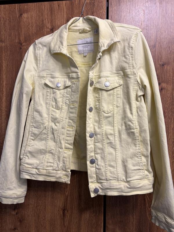 Women Tom Tailor Jacket Yellow Denim M