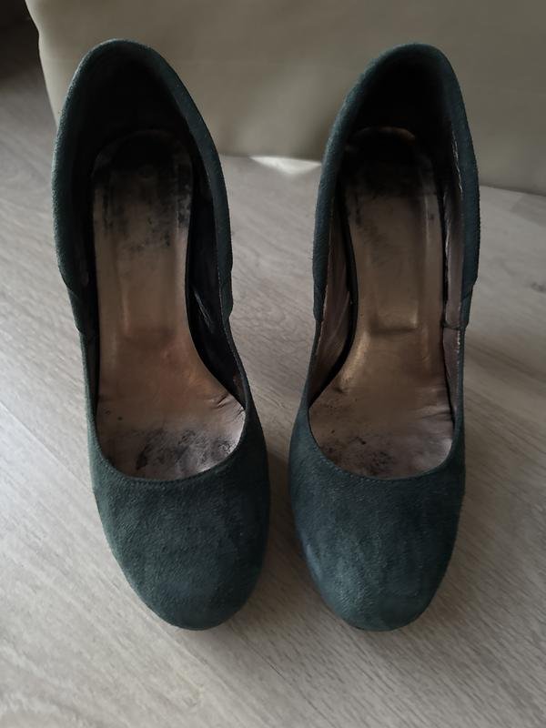 Damen Tibi Absätze Grün Wildleder 38.5