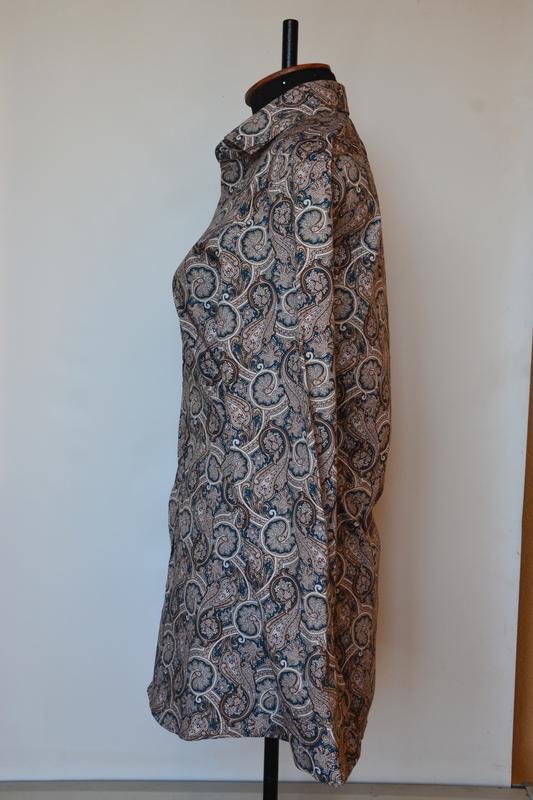 Donna Etro Camicia Blu Navy Cotone S