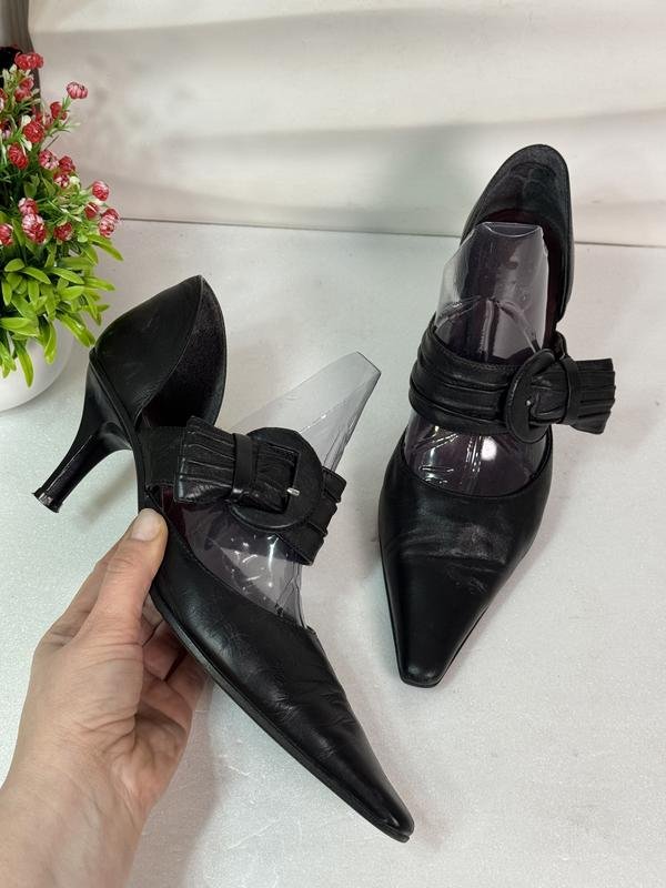 Femme Roberto Santi Talons Noir Cuir 37