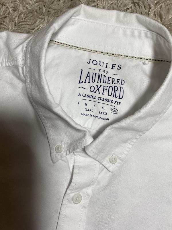 Herren Joules Hemd Weiß Baumwolle XXL