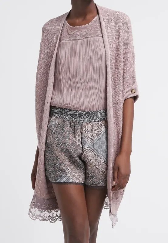 Femme Etam Pull Rose Coton 42