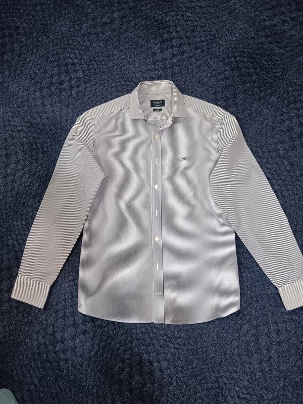 Men Hackett Shirt White Cotton M