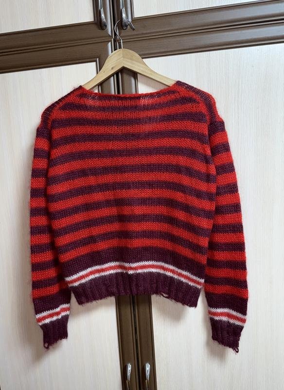 Женский Prada Свитер Красный Мохер M