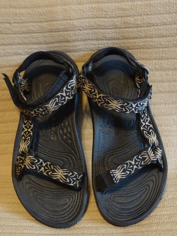 Femme Teva Sandales Noires Textile 39
