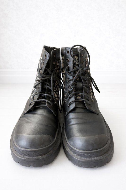 Donna Dior Stivali Nero Tessuto 42