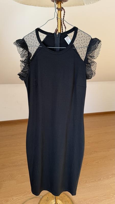 Женское Red Valentino Платье Чёрное 34