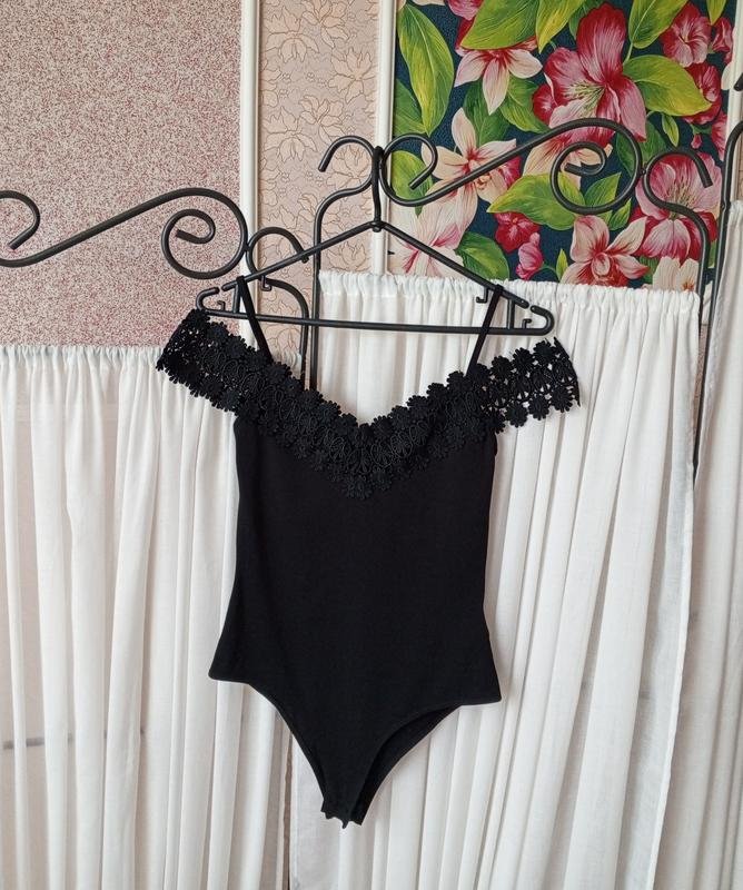 Damen Lipsy Body Schwarz Elasthan XS