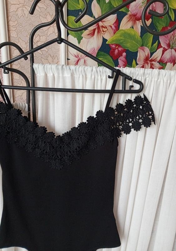 Damen Lipsy Body Schwarz Elasthan XS