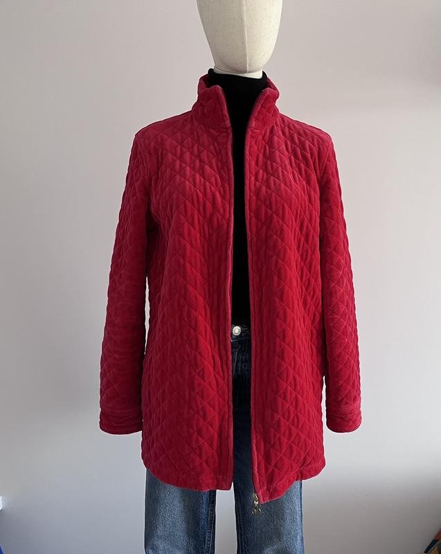 Femme Joan Vass Manteau Bourgogne Coton 38