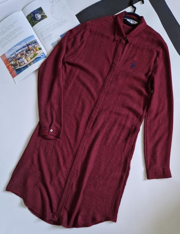 Donna U.S. Polo Assn Abito Borgogna  S