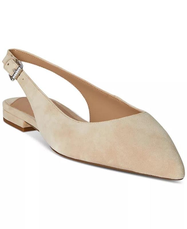 Damen Ralph Lauren Absätze Beige Wildleder 9,5
